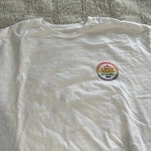 White Vans Long Sleeve Shirt